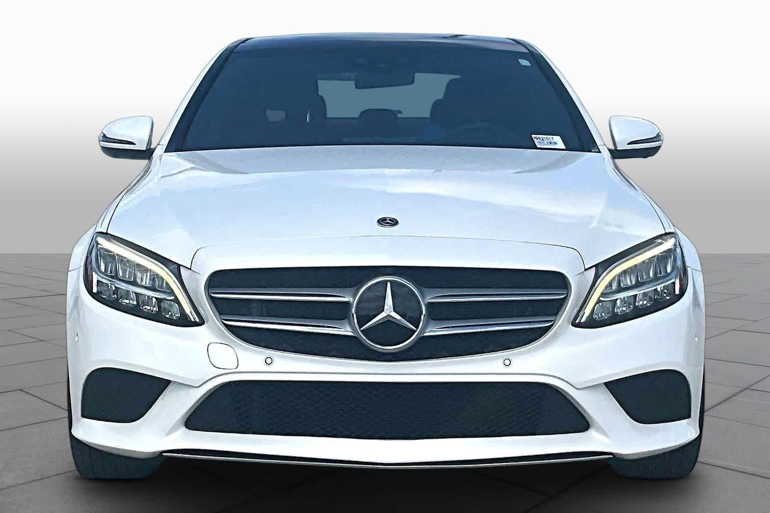 Used 2021 designo Diamond White Metallic Mercedes-Benz C 300 image 3