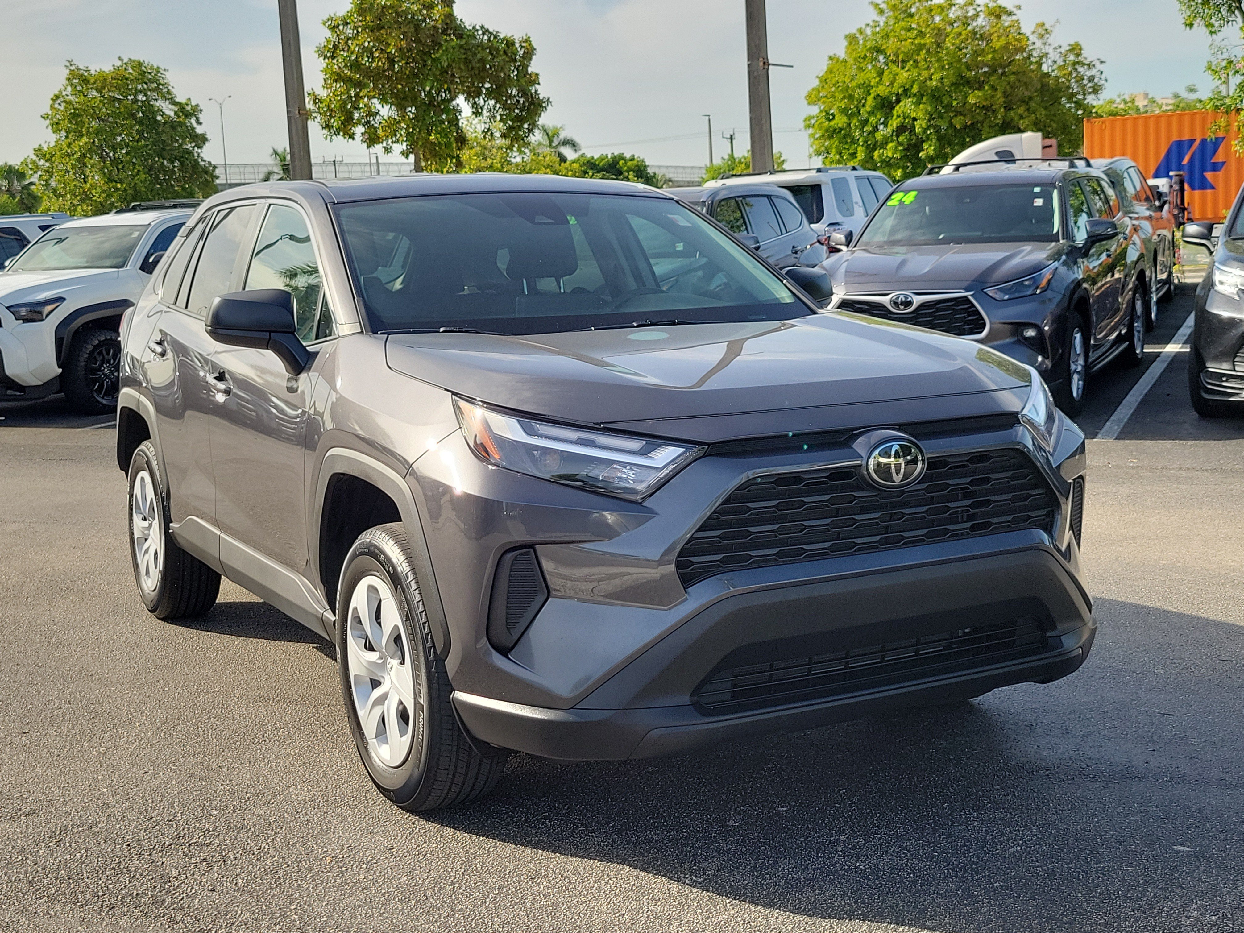 Used 2024 Magnetic Gray Metallic Toyota LE image 3
