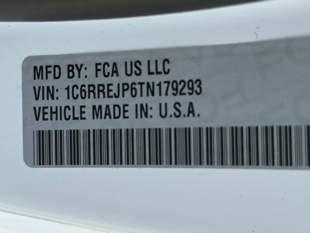 New 2026 Bright White Clear-Coat Exterior Paint RAM Laramie image 38