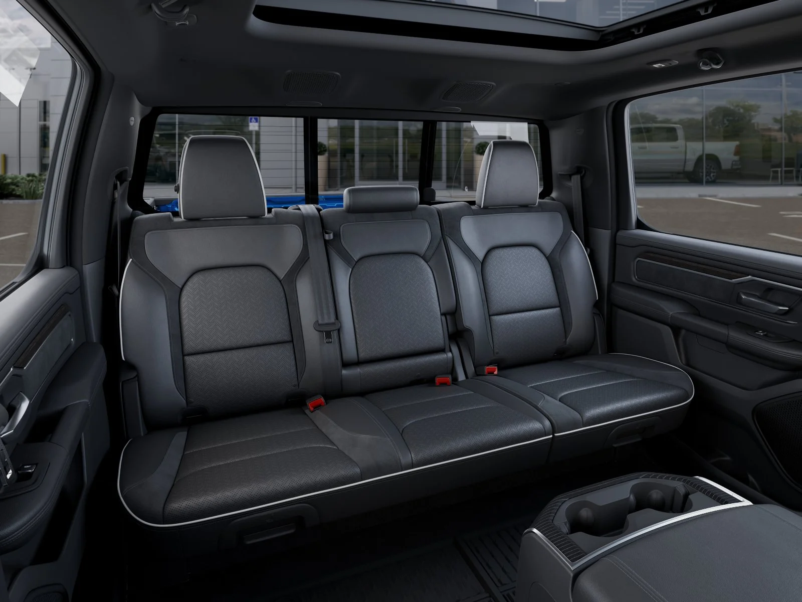 New 2026 Hydro Blue Pearl-Coat Exterior Paint RAM Laramie image 50