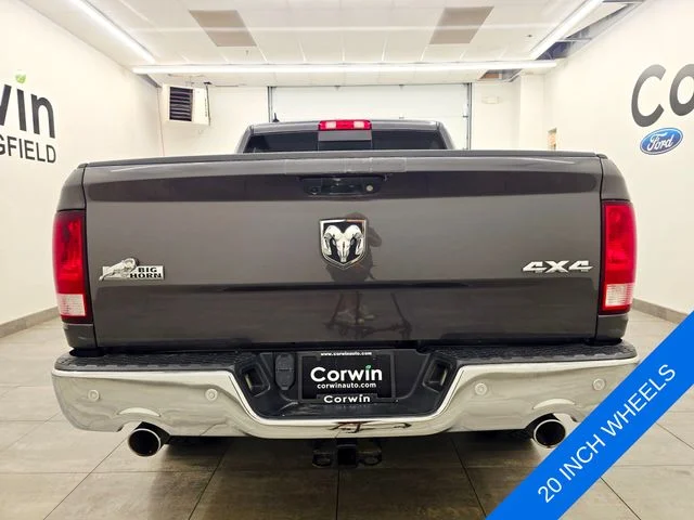 Used 2017 Granite Crystal Clearcoat Metallic Ram Big Horn image 4