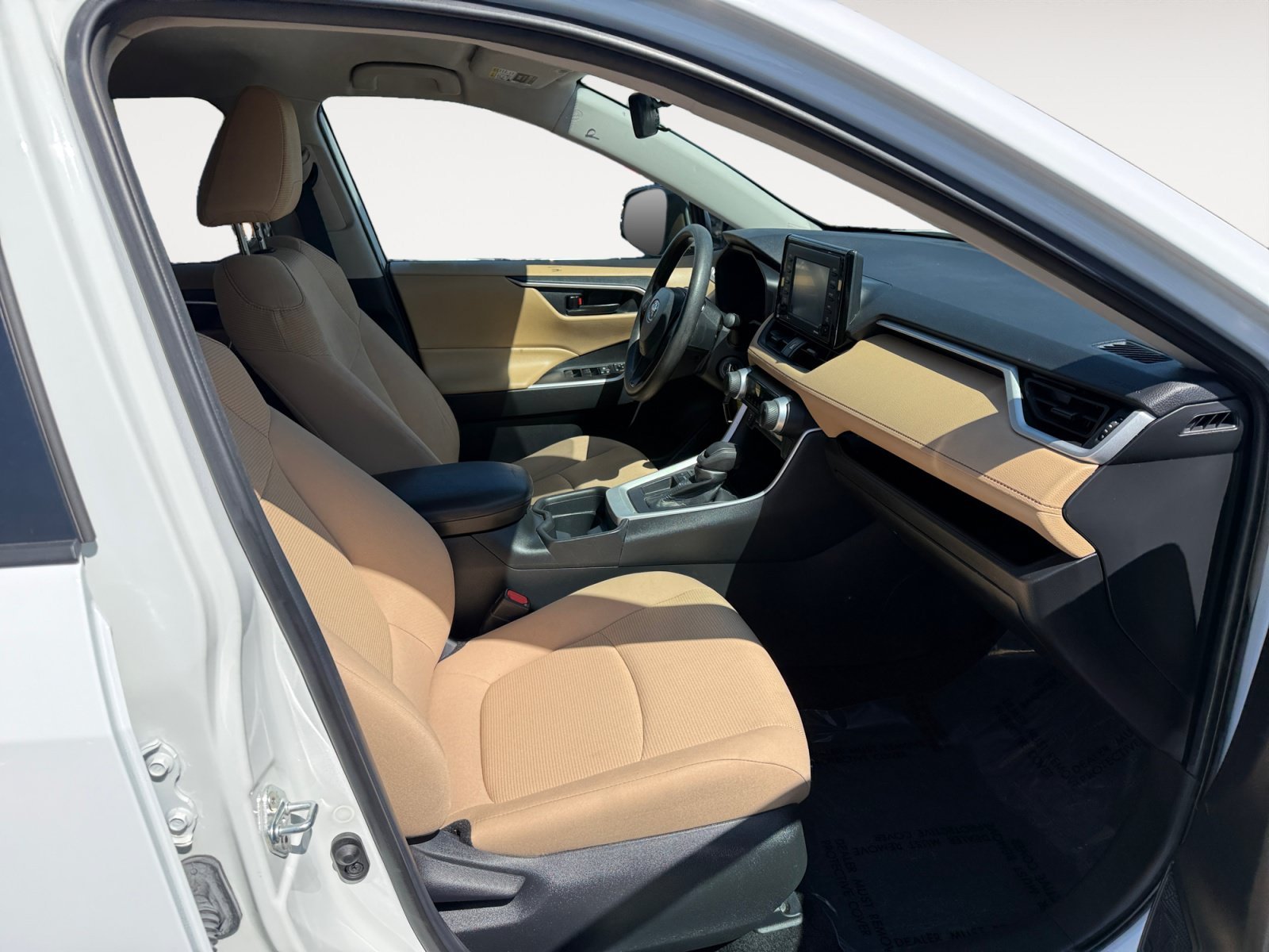 Used 2021 Super White Toyota LE image 19