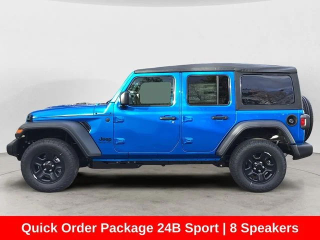 New 2026 Blue Pearl Jeep 4-DOOR SPORT image 2