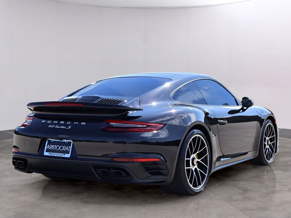 Used 2019 Jet Black Metallic Porsche Turbo S image 8