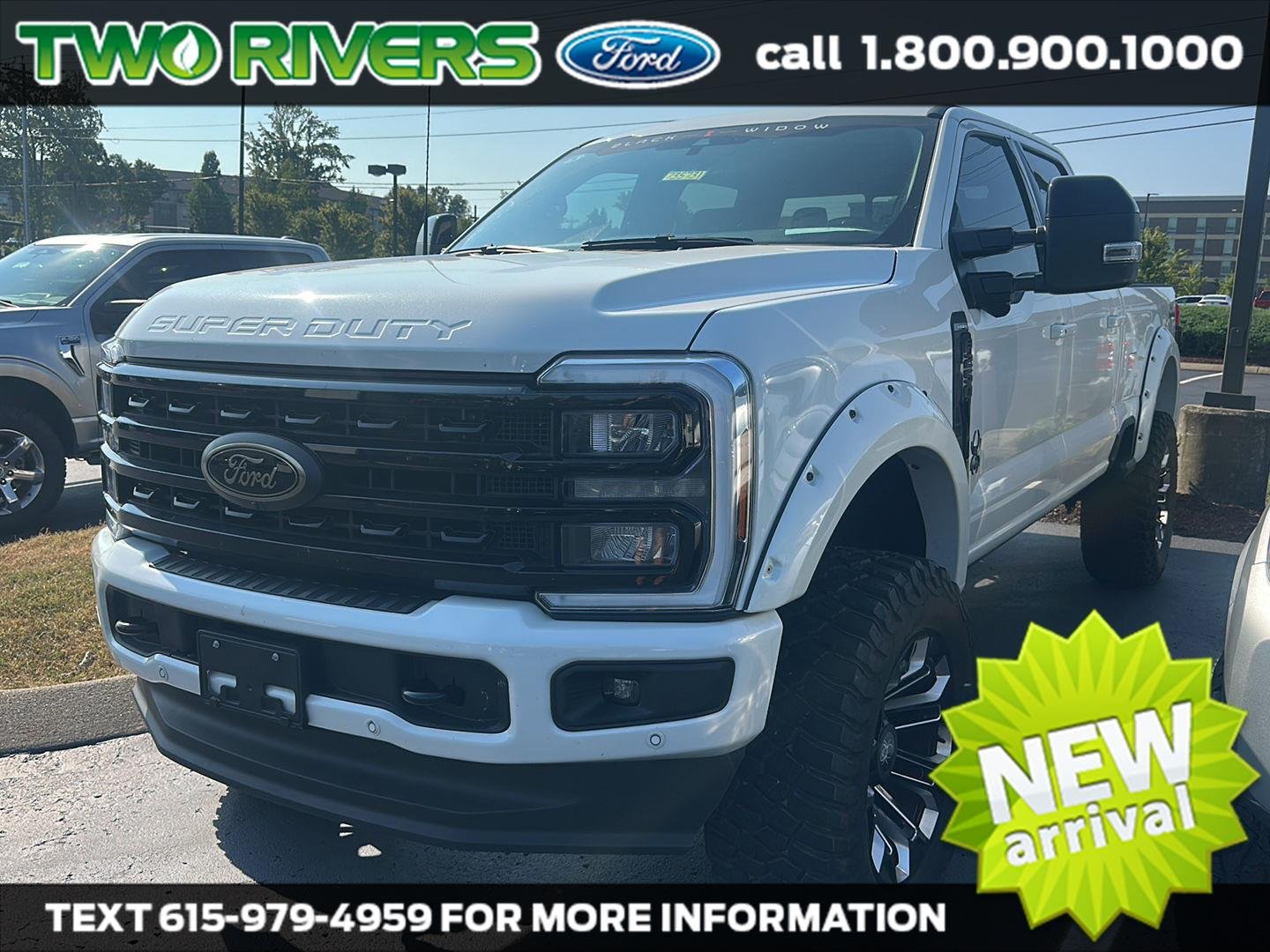 Used 2024 Star White Metallic Tri-Coat Ford LARIAT image 1