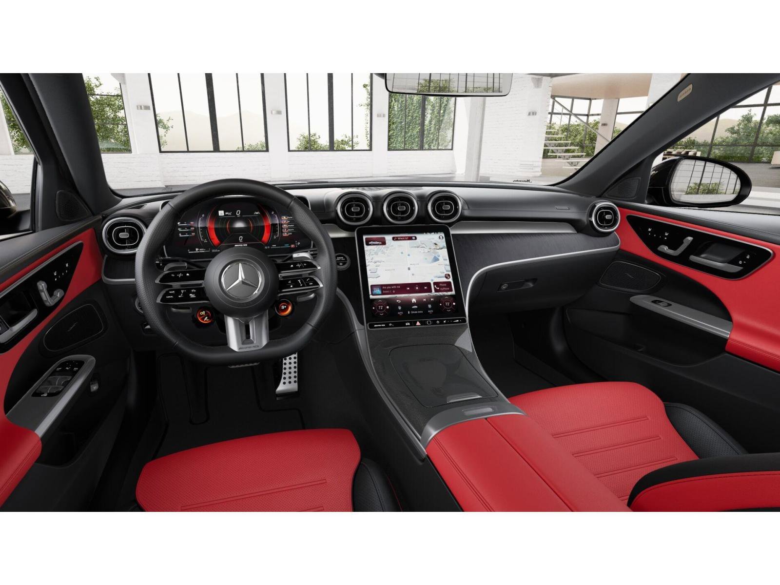 New 2026 Obsidian Black Metallic Mercedes-Benz AMG® C 43 4MATIC® Sedan image 3
