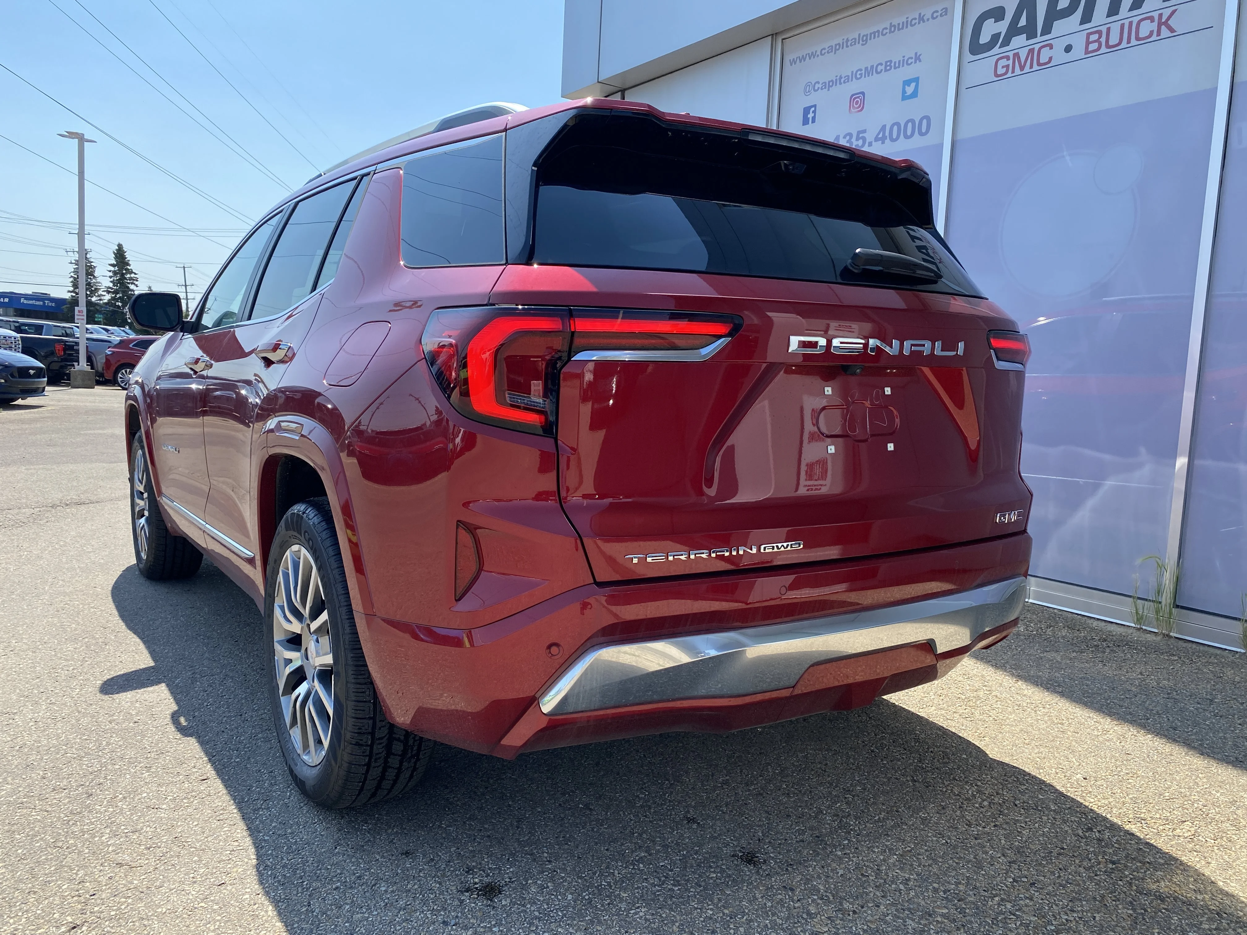 New 2026 VOLCANIC RED TINTCOAT GMC AWD Denali image 4