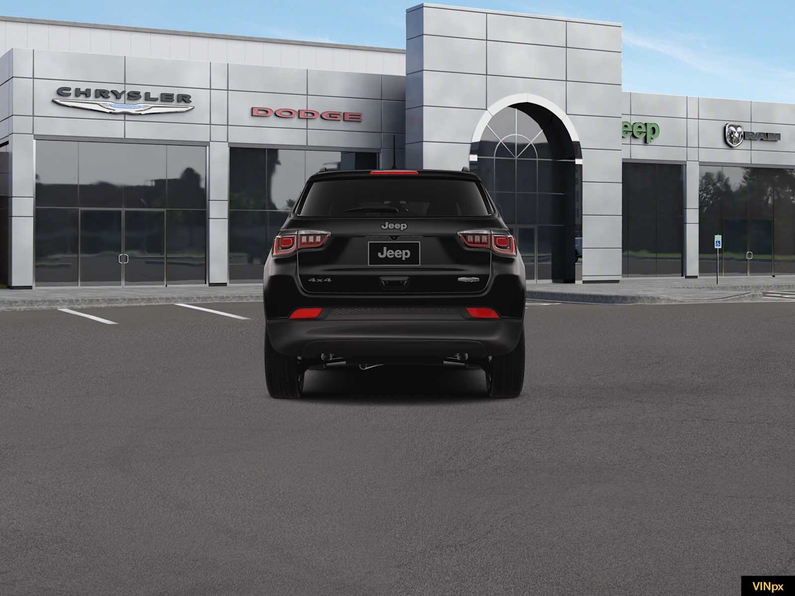 New 2026 Diamond Black Crystal Pearl-Coat Exterior Paint Jeep Latitude image 6