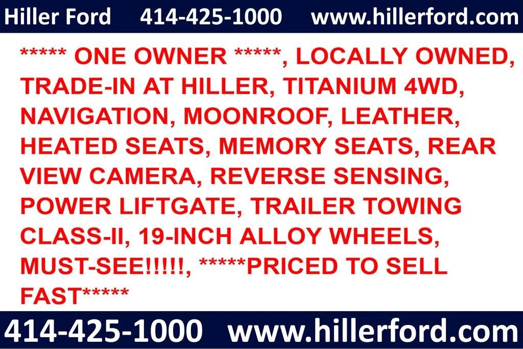Used 2014 Ford Escape Titanium with VIN 1FMCU9J99EUD42223 for sale in Franklin, WI
