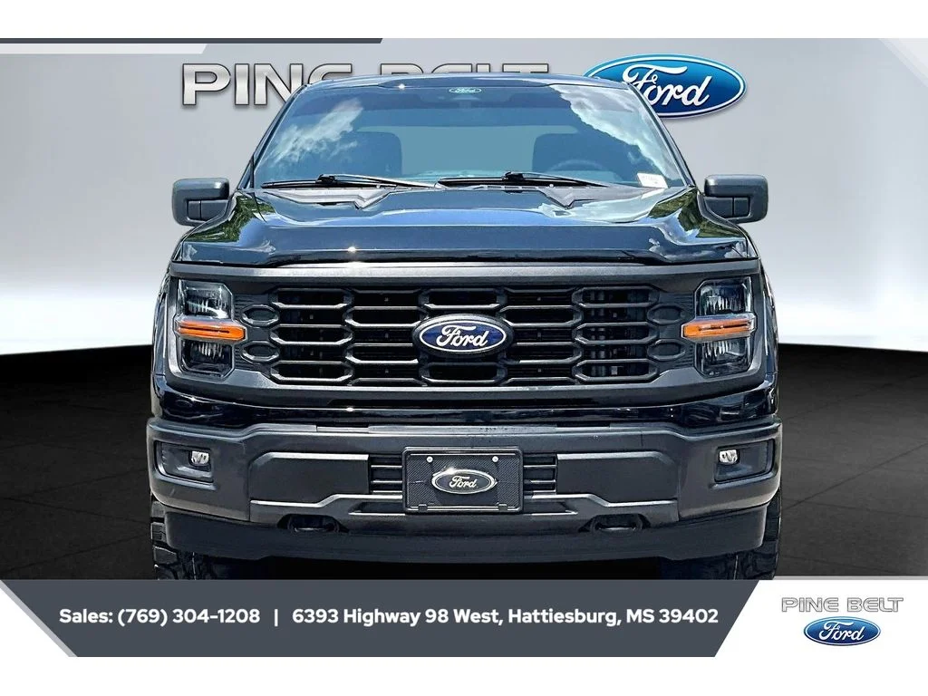 Used 2024 Agate Black Metallic Ford STX image 3
