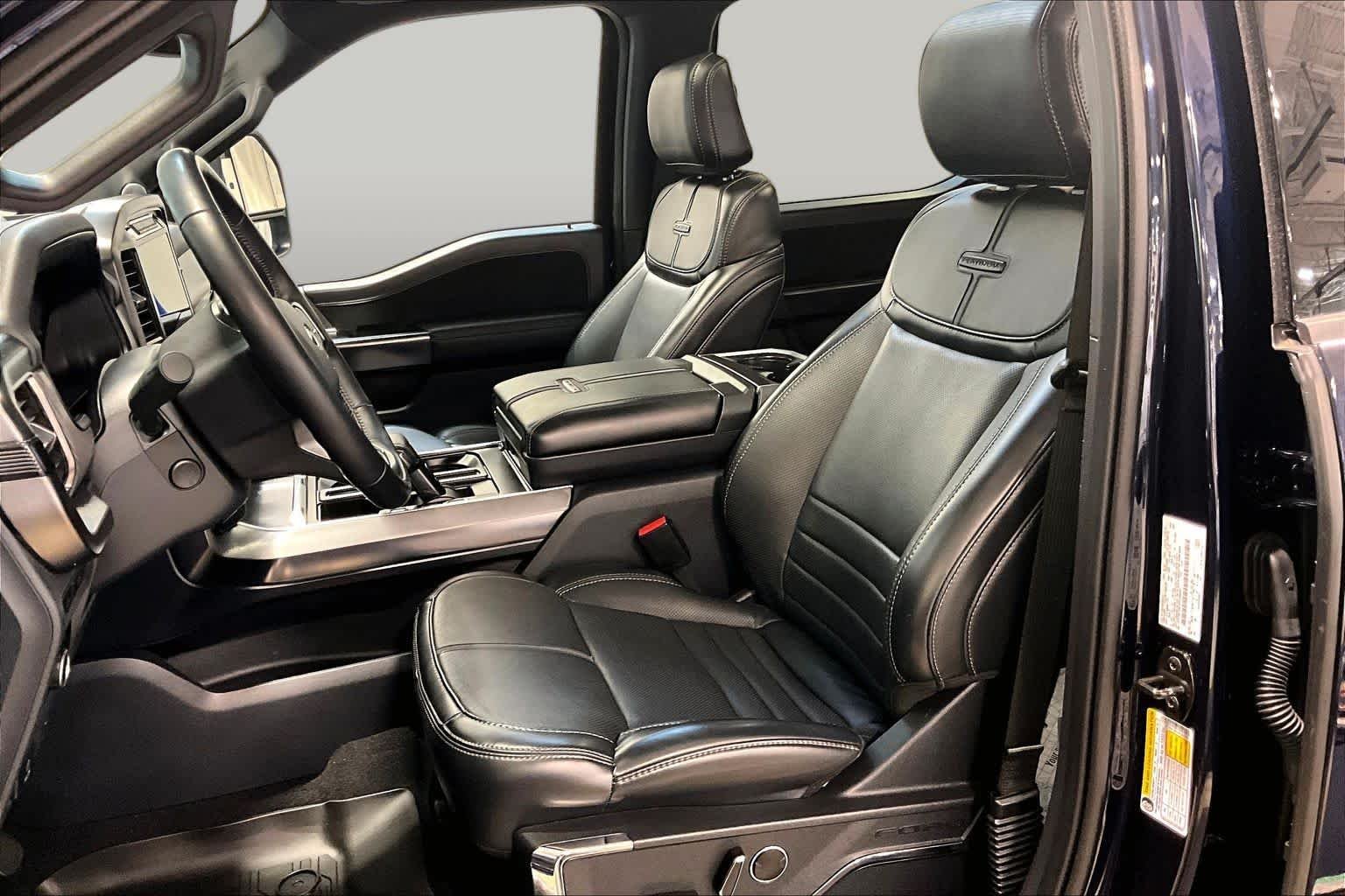 Used 2023 Antimatter Blue Metallic Ford Platinum image 9