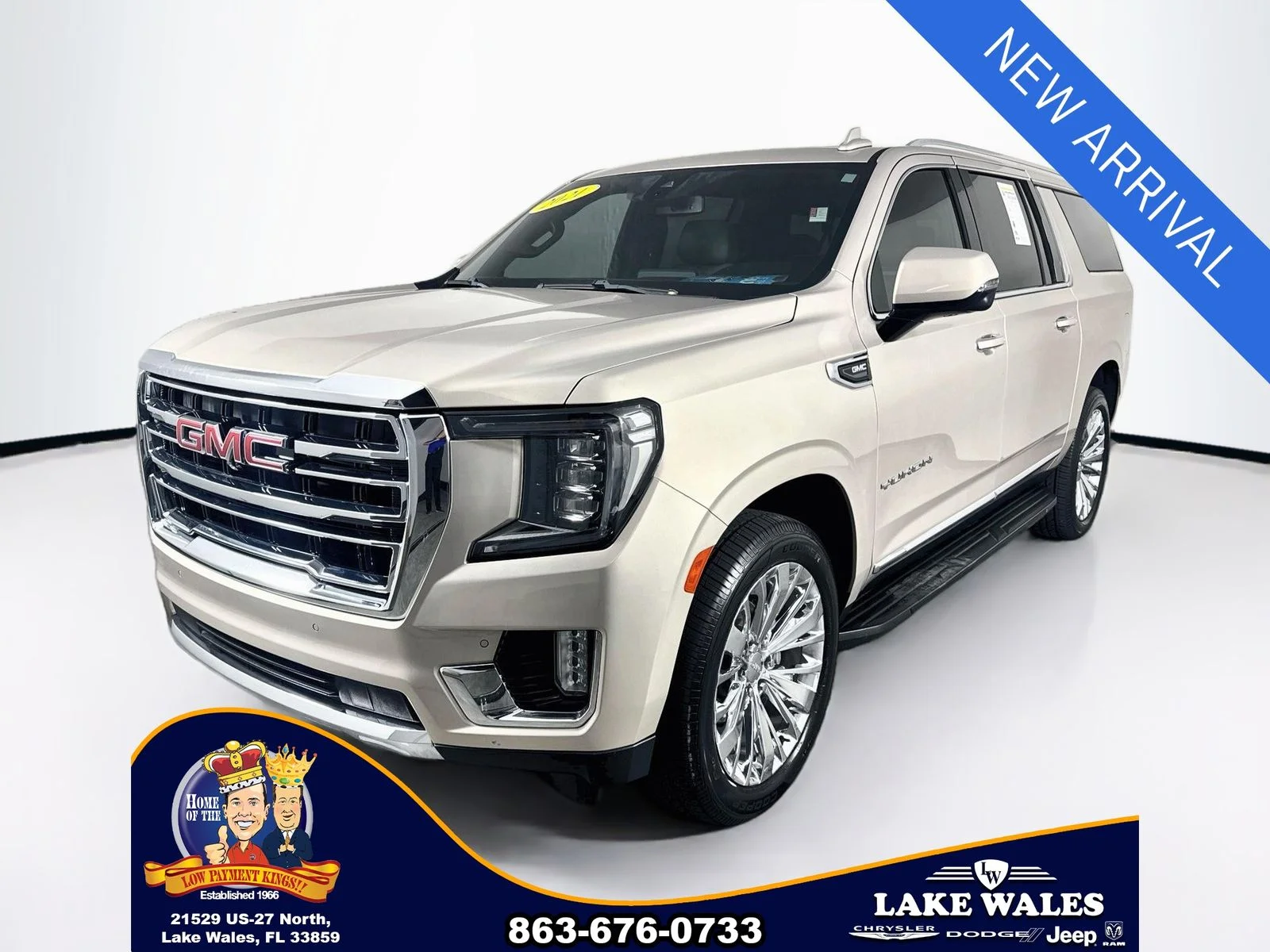 Used 2021 Beige GMC SLT image 3