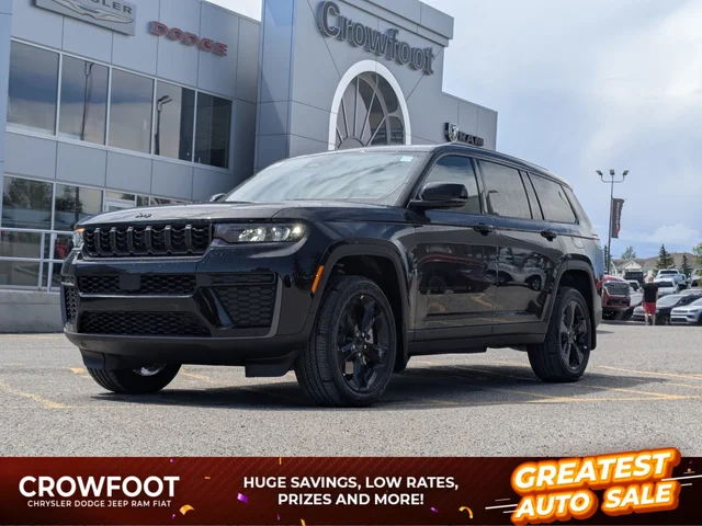 2026 Jeep Grand Cherokee L Altitude - - 4x4 - 20 Gloss Black Wheels - Remote Start - Capri Leatherette & More!