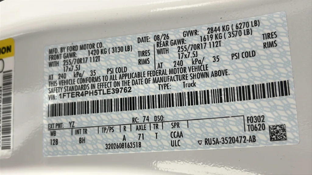 New 2026 White Ford XL image 33
