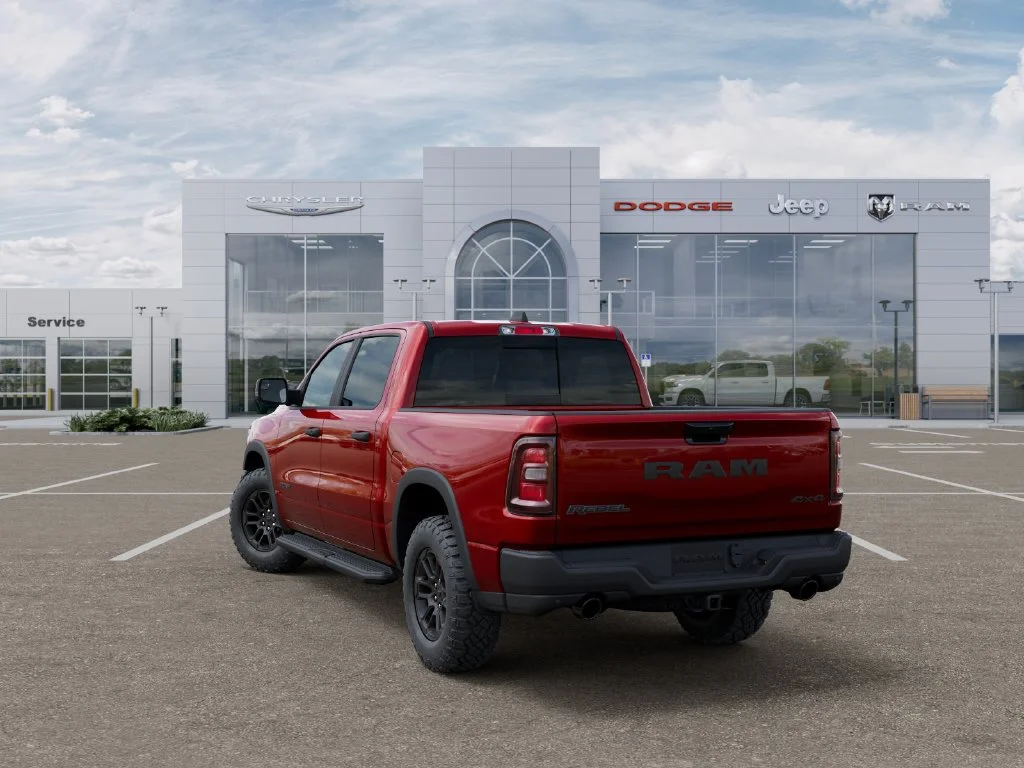 New 2026 Molten Red Pearl-Coat Exterior Paint RAM Rebel image 3