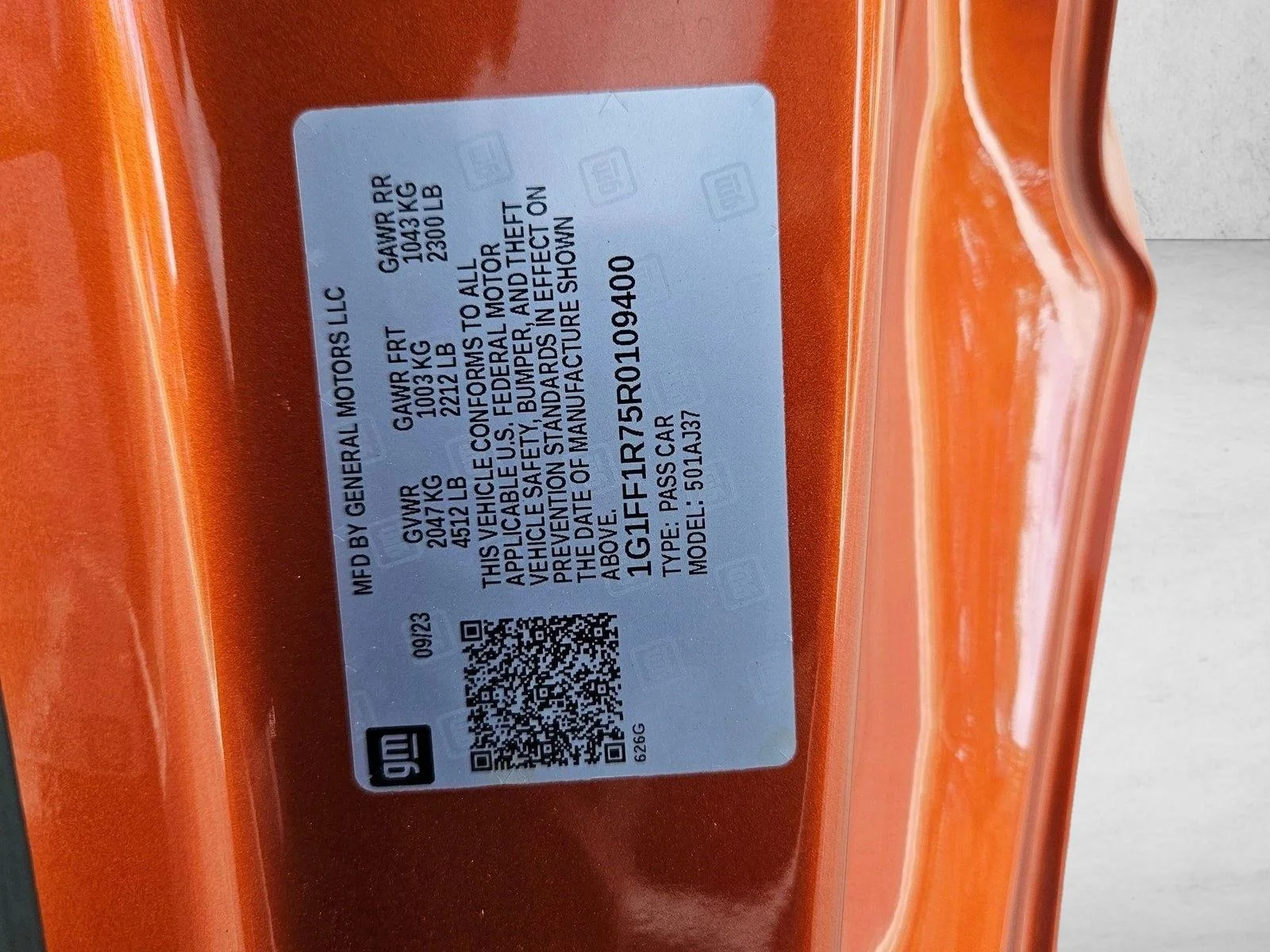 Used 2024 Vivid Orange Metallic Chevrolet 1SS image 24