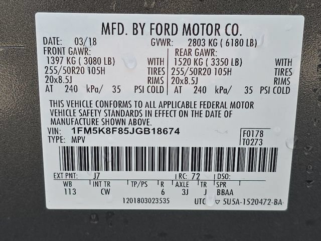 Used 2018 Gray Ford Limited image 23