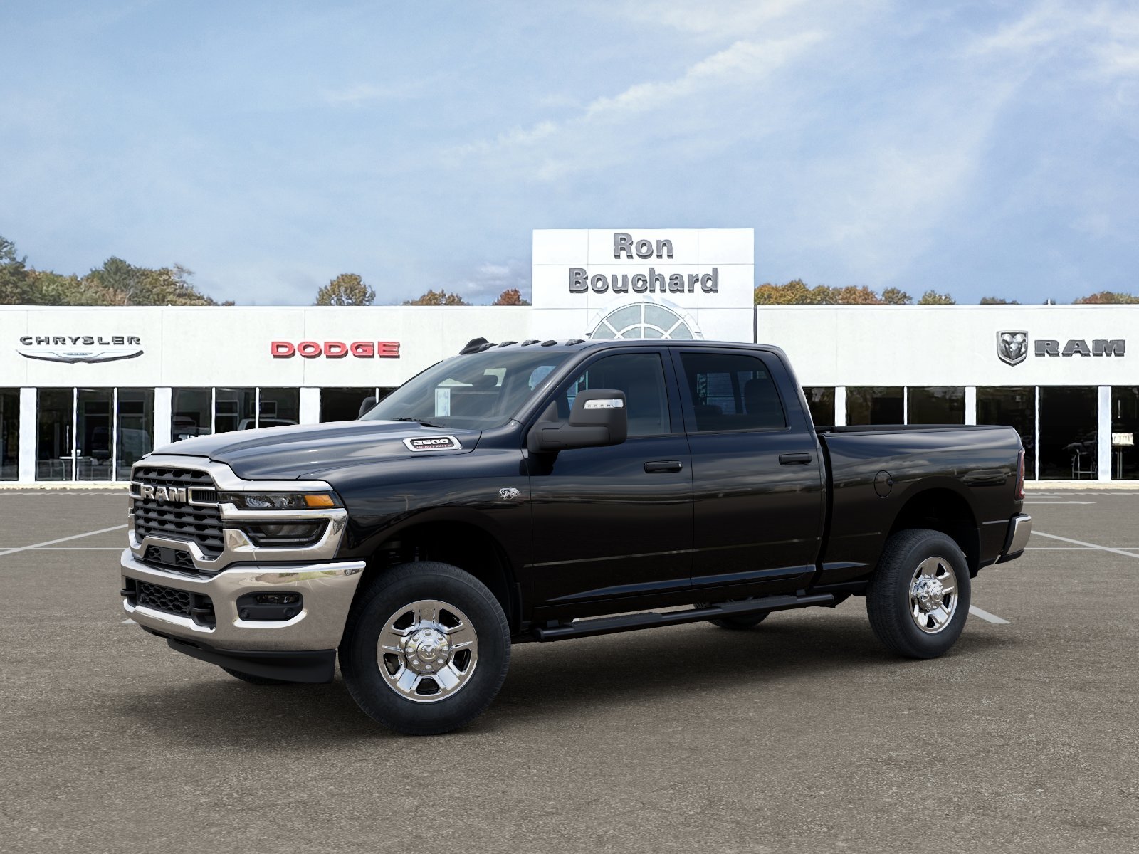 New 2027 Diamond Black Crystal Pearl-Coat Exterior Paint RAM Tradesman image 28