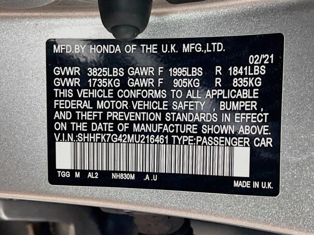 Used 2021 Silver Honda Sport image 8