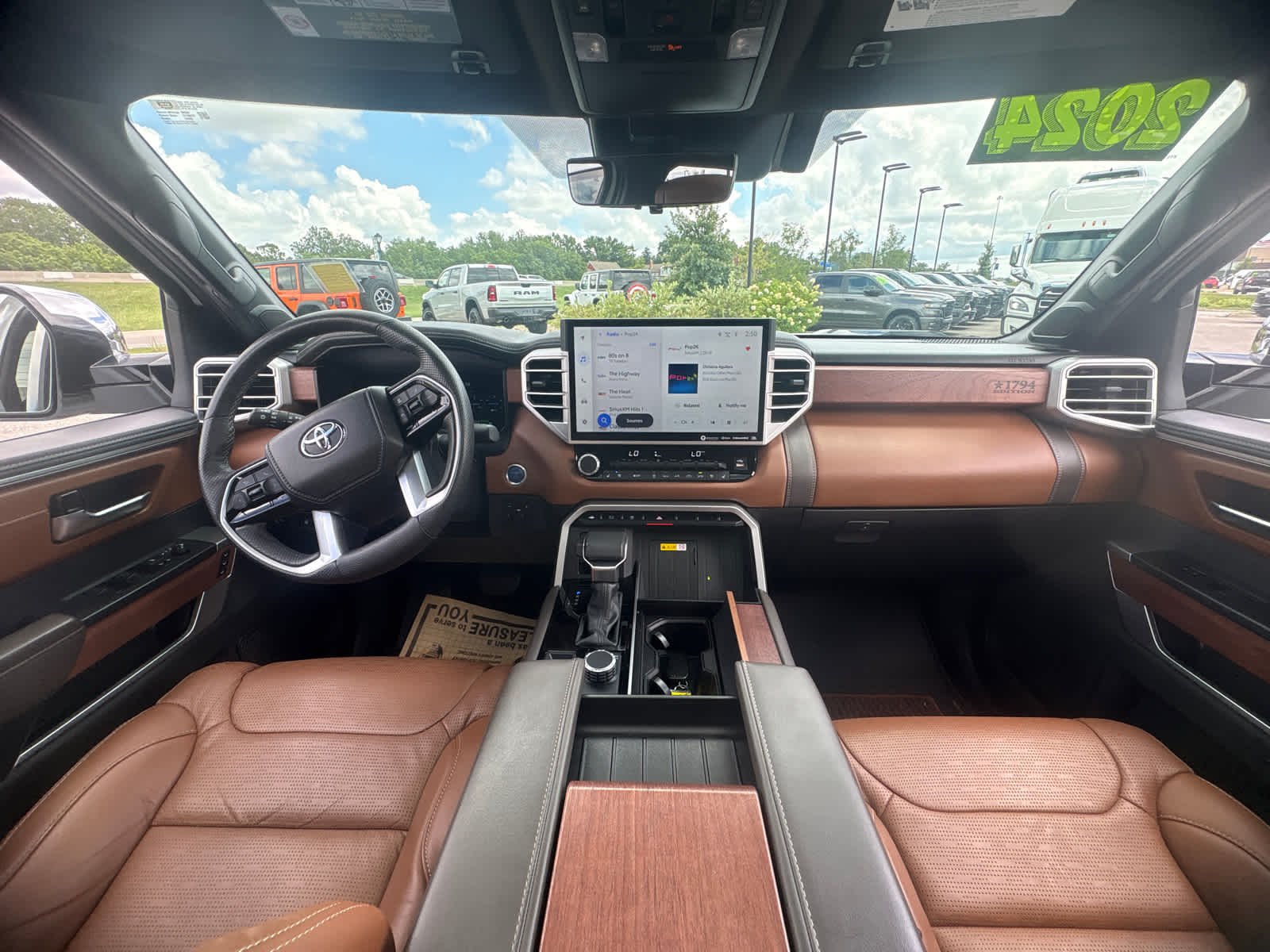 Used 2024 Wind Chill Pearl Toyota 1794 Edition Hybrid image 18