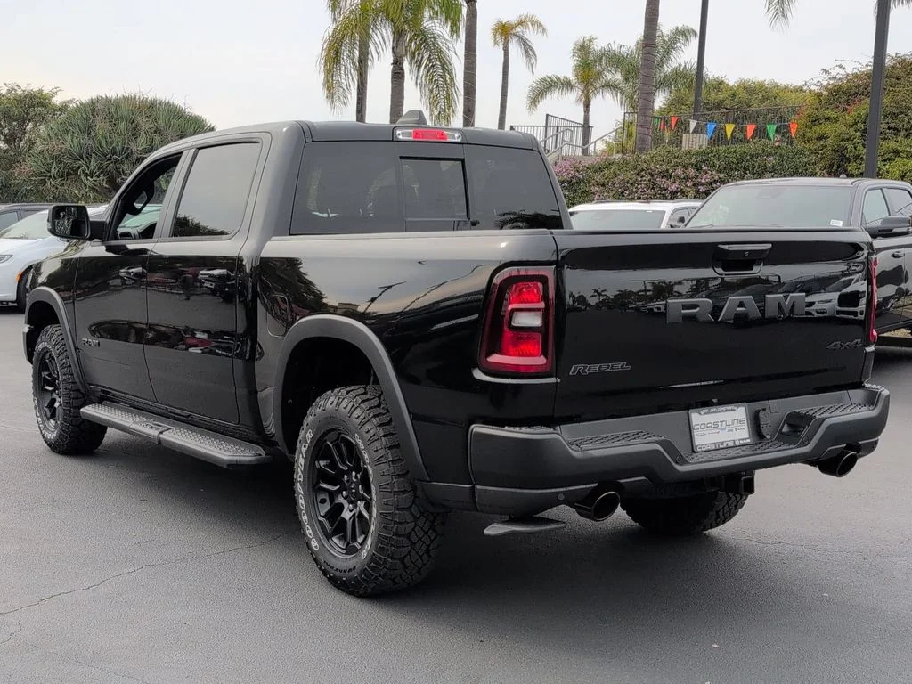 New 2026 Diamond Black Crystal Pearl-Coat Exterior Paint RAM Rebel image 7