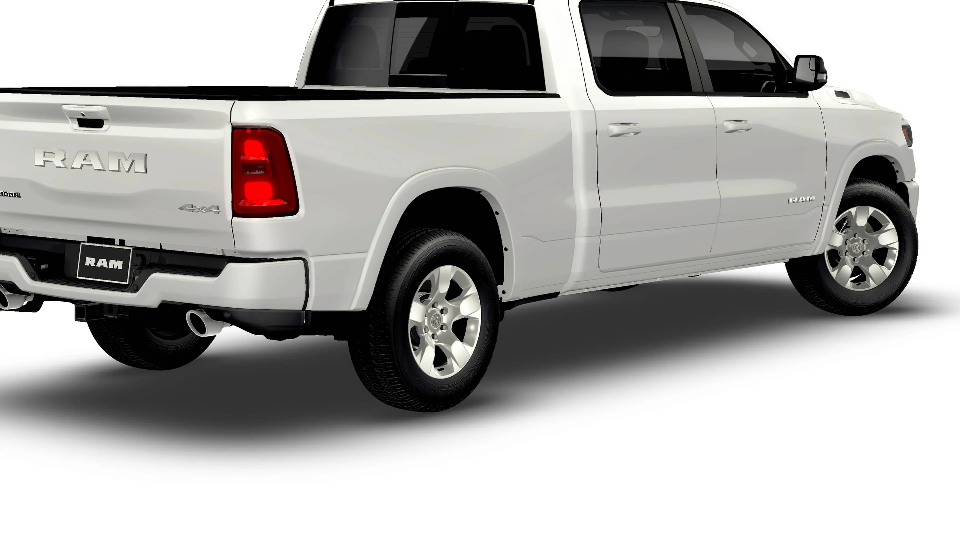 New 2026 Bright White Clear-Coat Exterior Paint RAM BIG HORN image 2