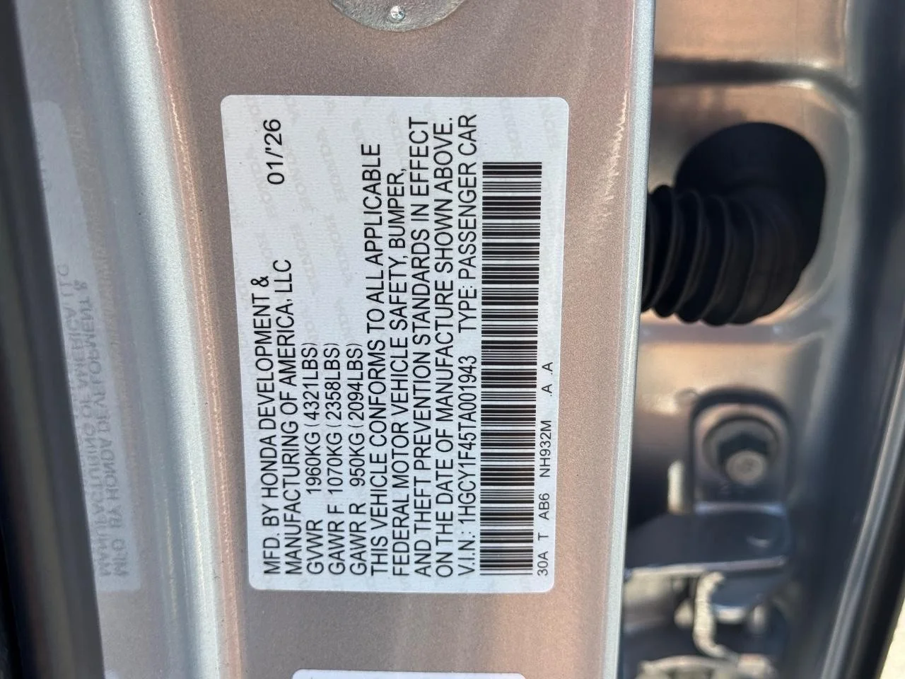 2026 Honda Accord SE - Photo 27