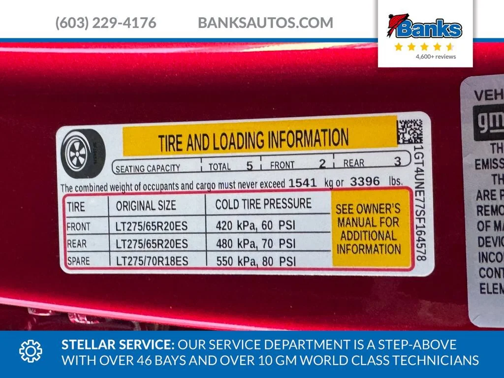 Certified Used 2025 Volcanic Red Tintcoat GMC SLT image 9