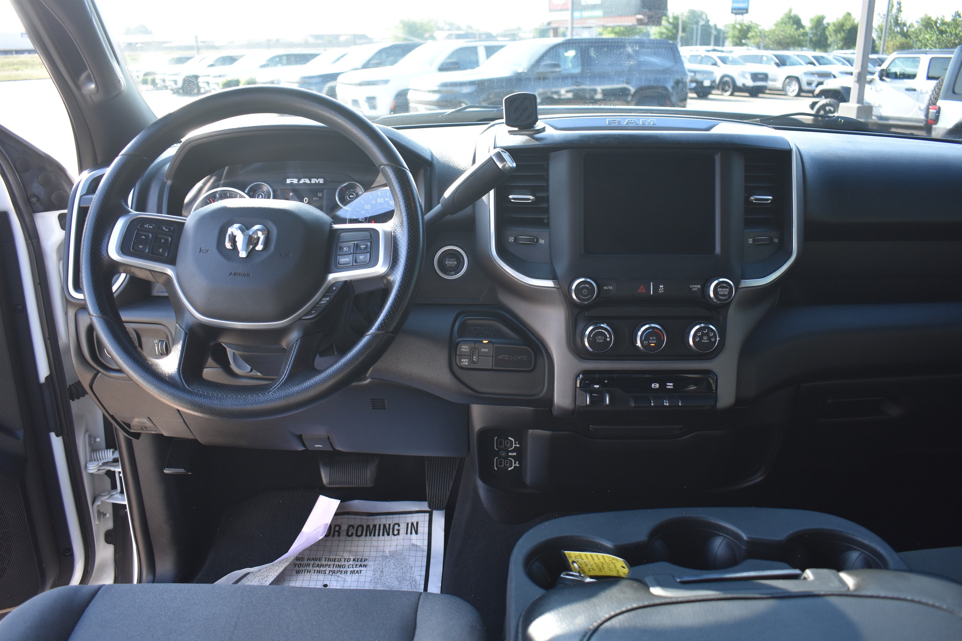 Used 2022 Bright White Clearcoat Ram Big Horn image 19