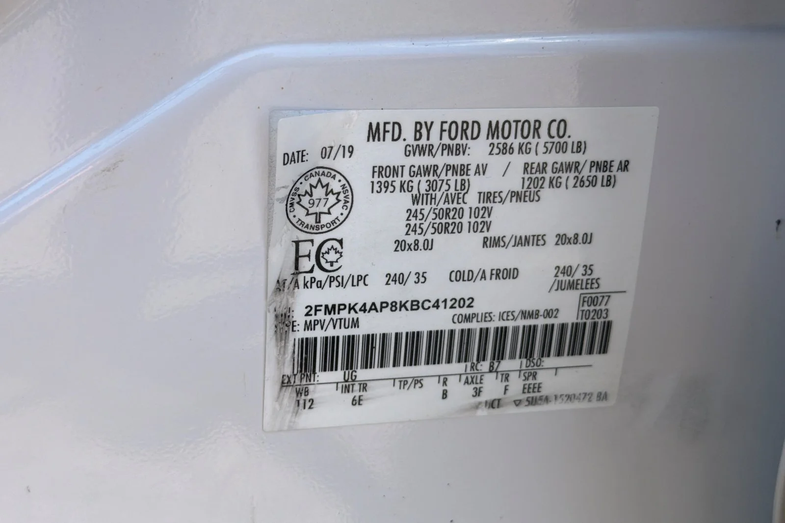 Used 2019 White Ford ST image 30
