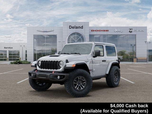 New 2026 Bright White Clear-Coat Exterior Paint Jeep Rubicon image 1