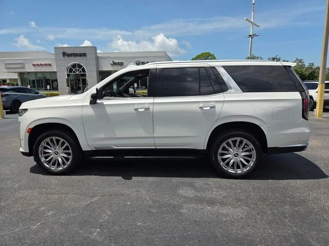 Used 2023 White Cadillac Premium Luxury image 4