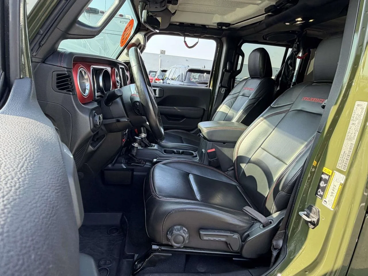 Used 2021 Sarge Green Clearcoat Jeep Rubicon 4x4 image 22