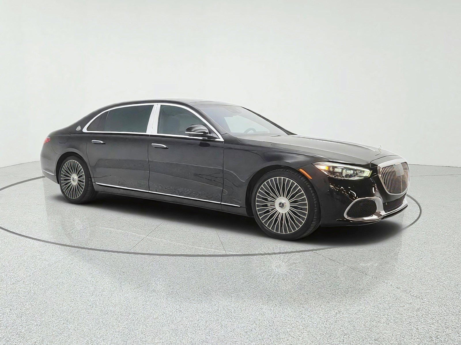 Certified Used 2021 Black Mercedes-Benz Maybach S 580 4MATIC® Sedan image 3
