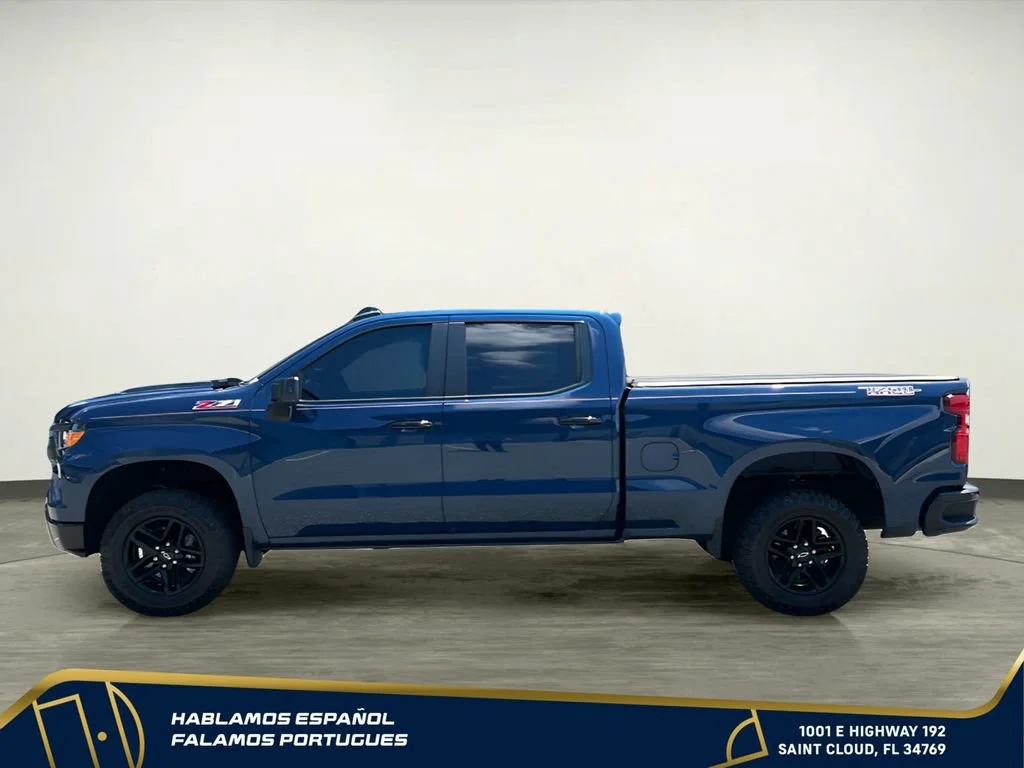 Used 2023 Northsky Blue Metallic Chevrolet Custom Trail Boss image 3