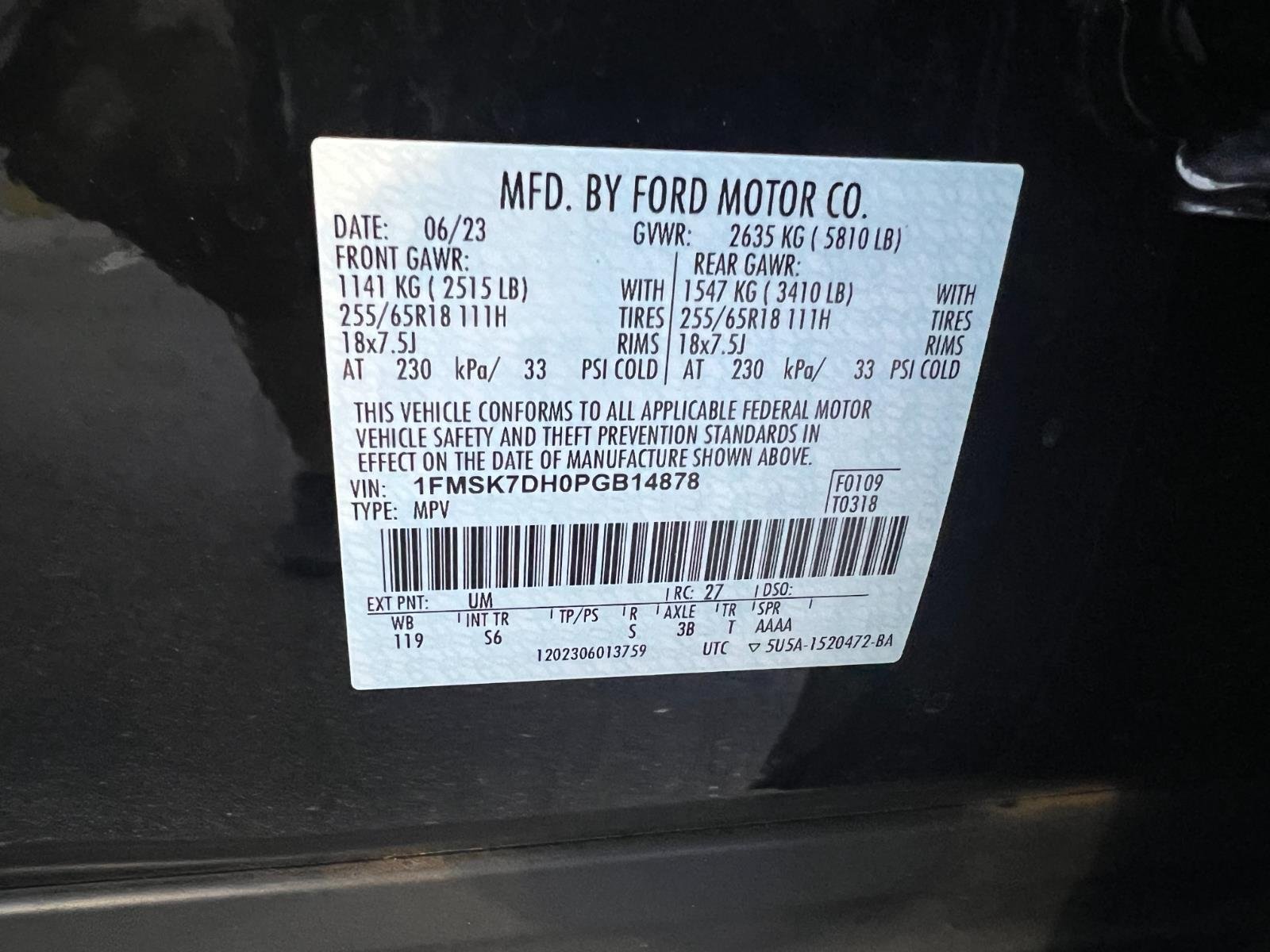 Used 2023 Agate Black Ford XLT image 43