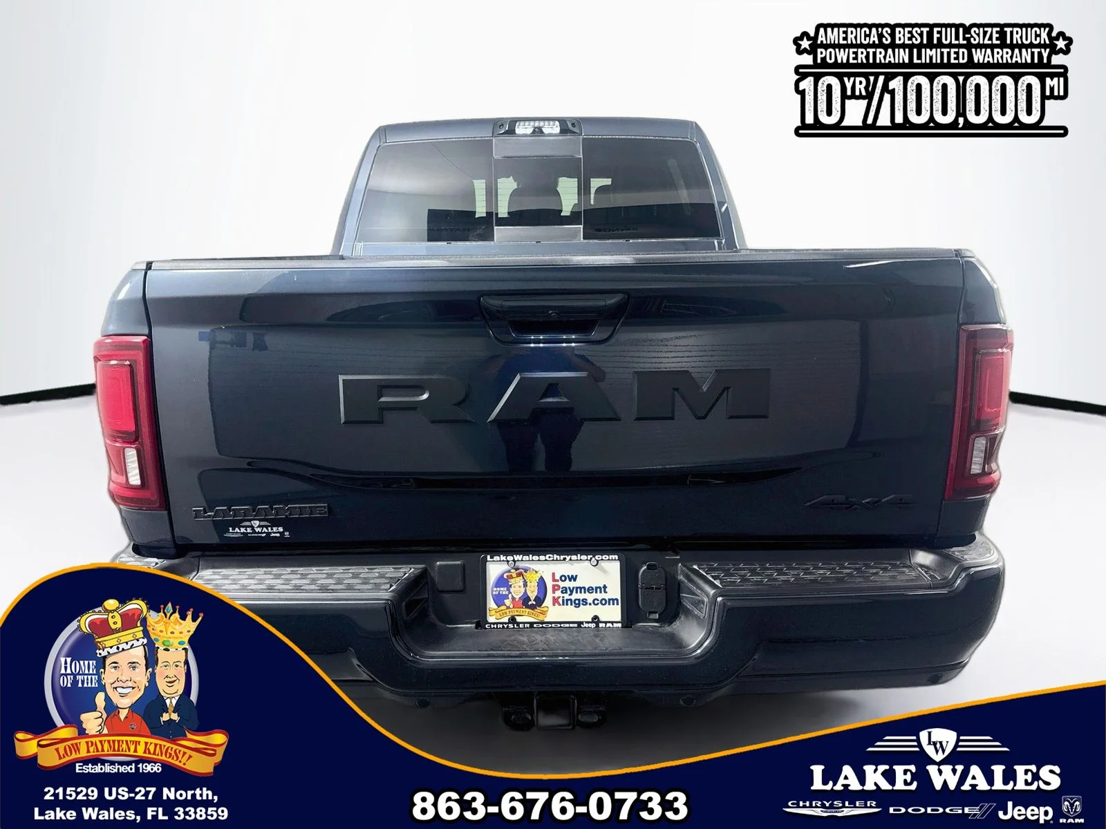 New 2026 Forged Blue Metallic Exterior Paint RAM LARAMIE image 6