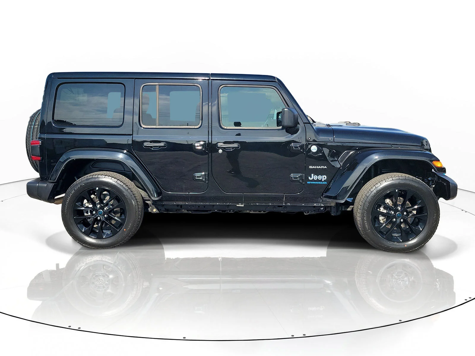 Used 2024 Black Jeep Sahara 4xe image 2