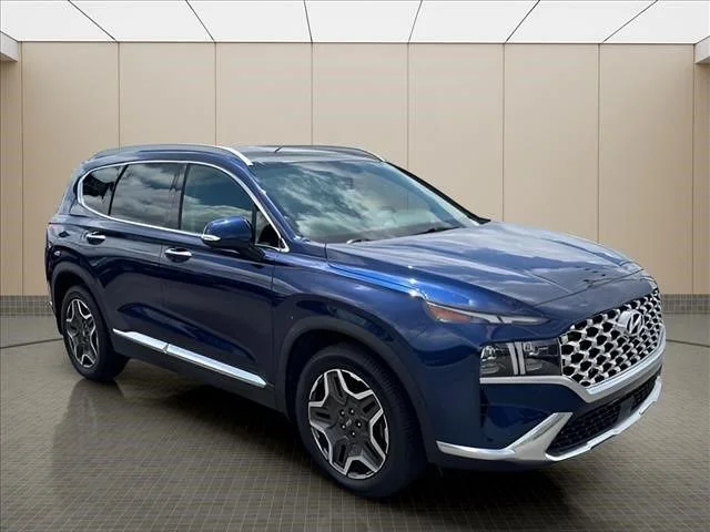 Used 2022 Blue Hyundai Limited image 2