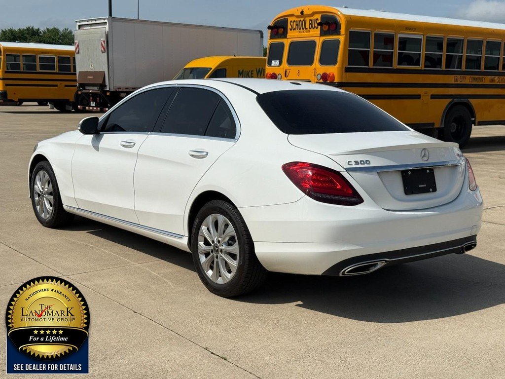 Used 2019 designo Diamond White Metallic Mercedes-Benz C 300 4MATIC® Sedan image 7
