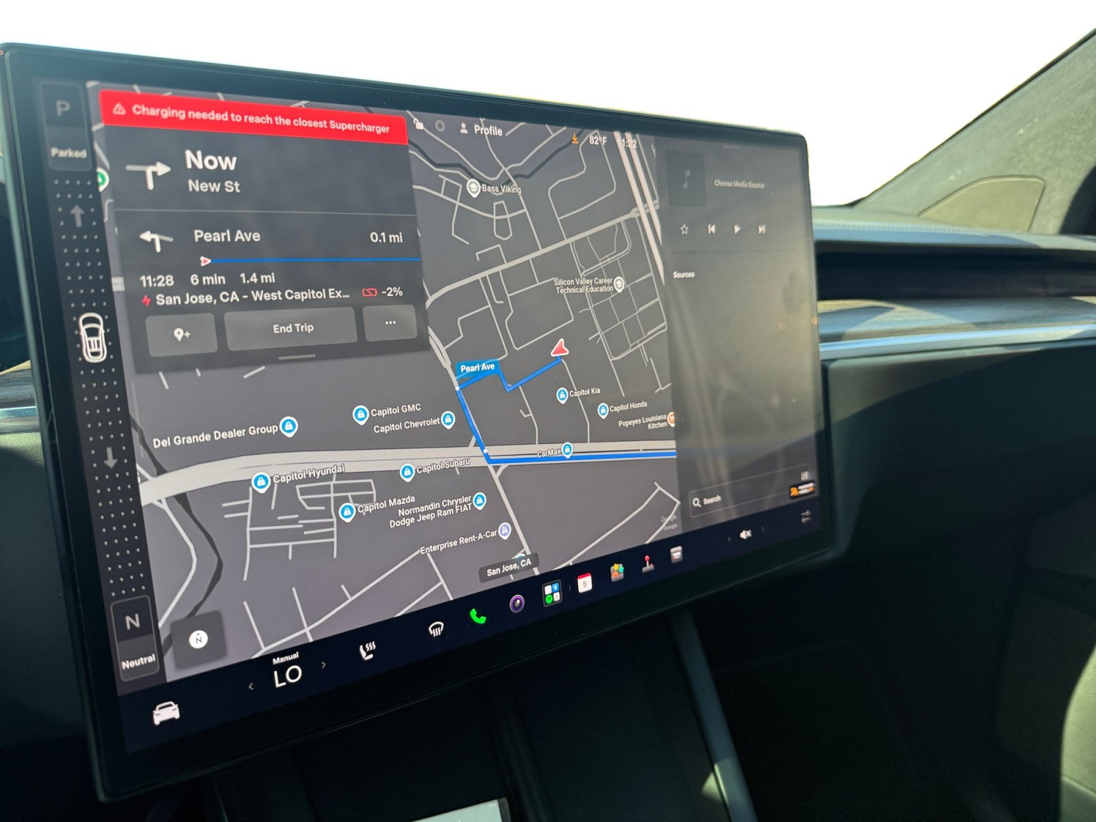 Used 2022 Gray Tesla Base image 12