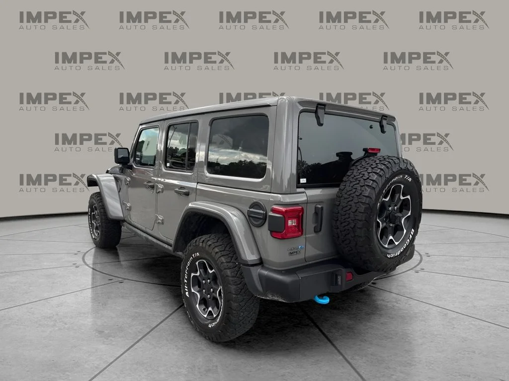Used 2023 Gray Jeep Rubicon 4xe image 2
