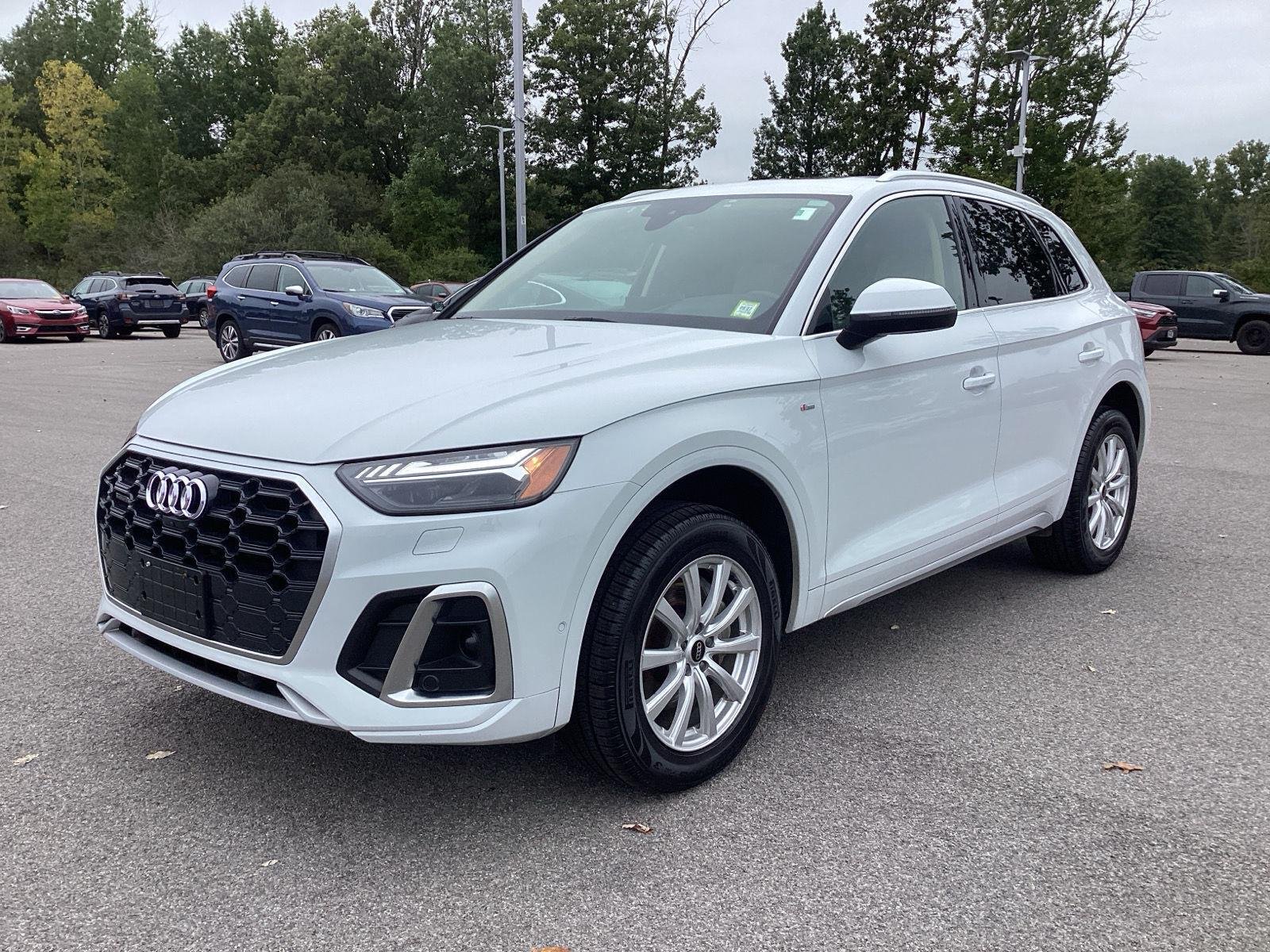 Used 2024 Glacier White Metallic Audi S line Prestige image 3