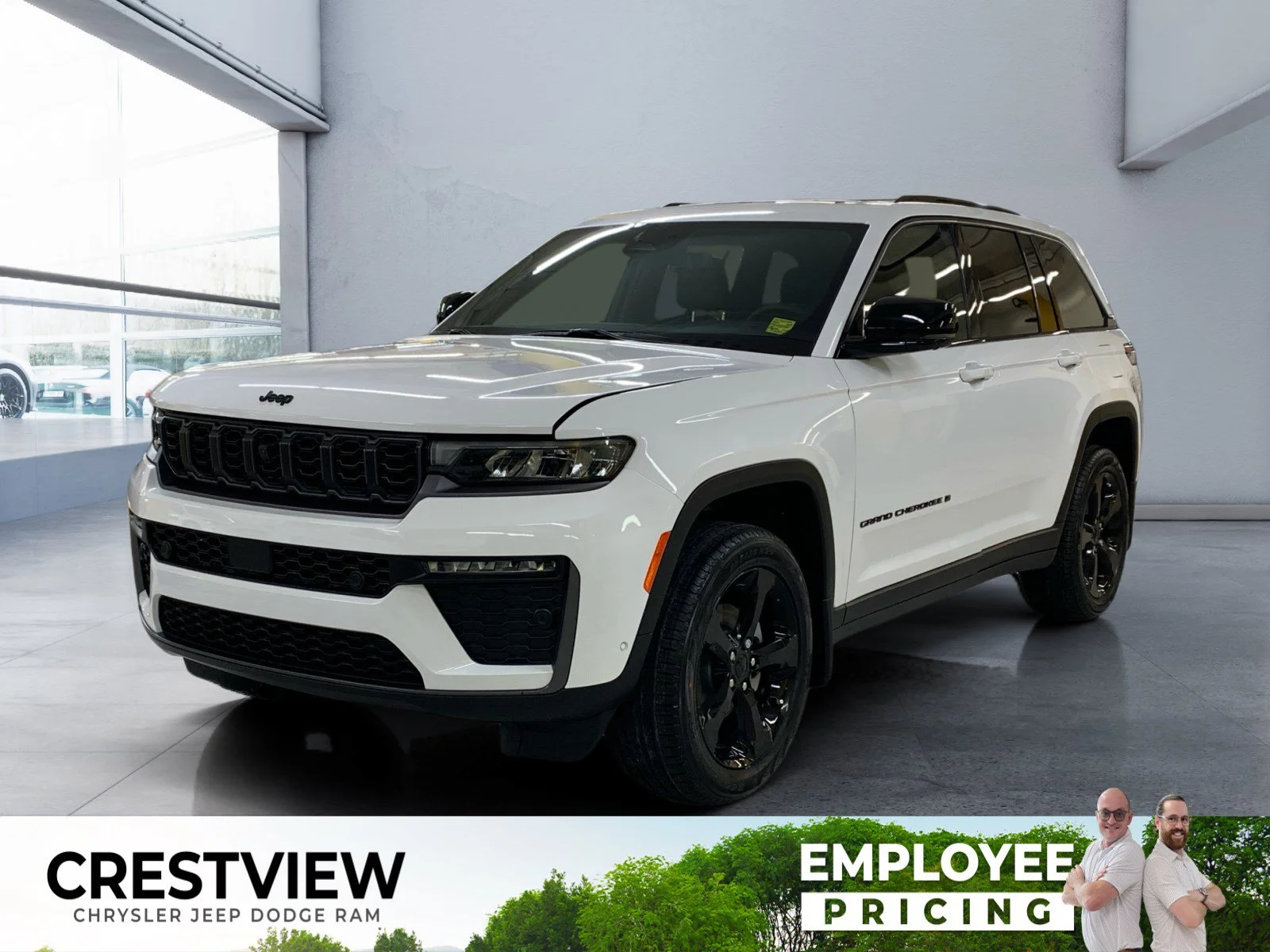 New 2026 Bright White Jeep Limited image 1