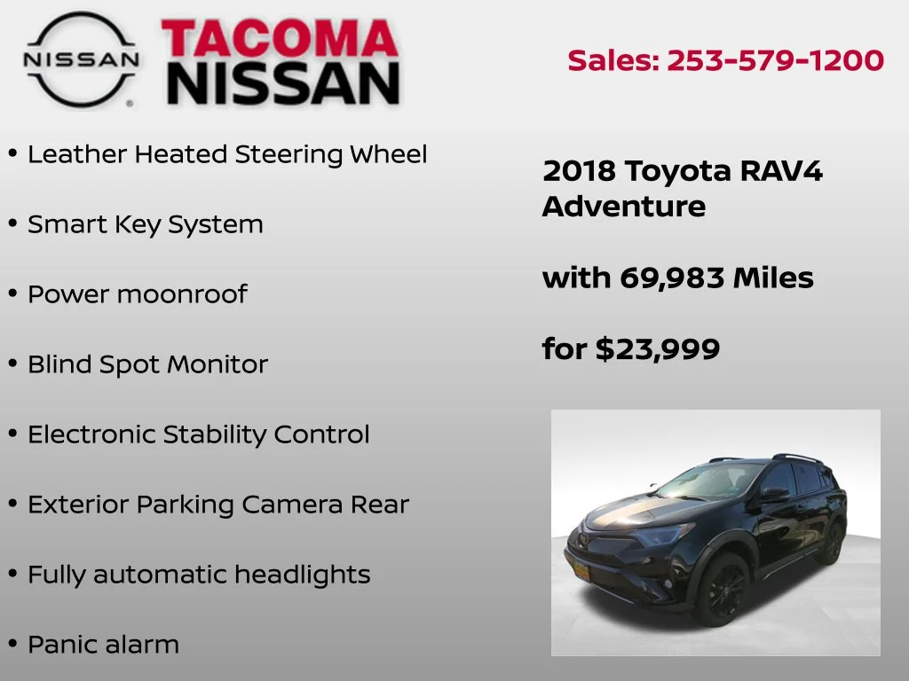 Used 2018 Black Toyota Adventure image 9