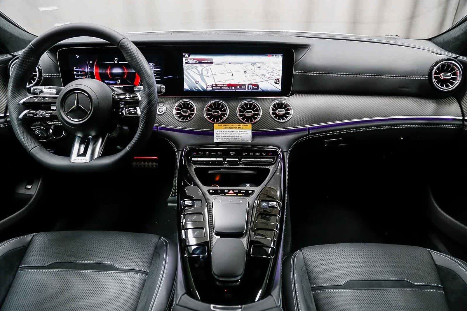 New 2026 MANUFAKTUR Moonlight White Metallic Mercedes-Benz AMG® GT 53 4-Door Coupe image 38