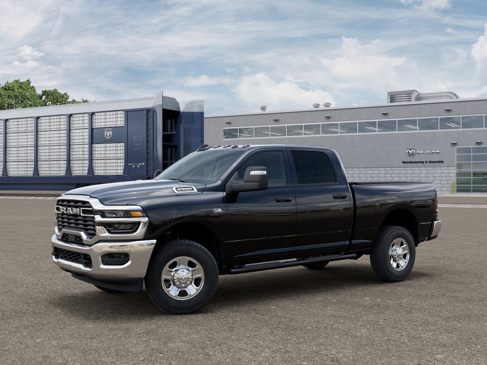 New 2027 Diamond Black Crystal Pearlcoat RAM TRADESMAN image 2