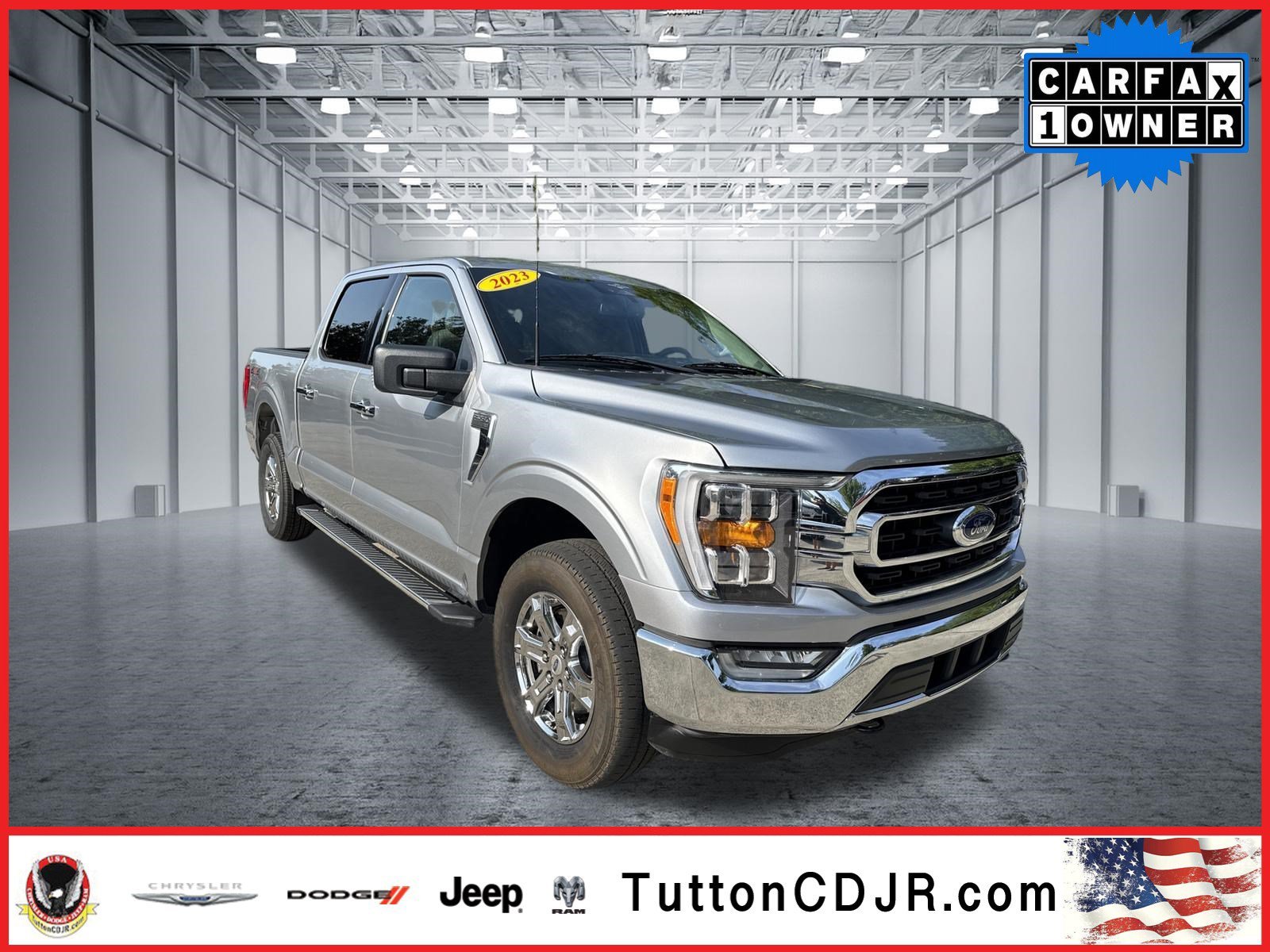 Used 2023 Silver Metallic Ford XLT image 1
