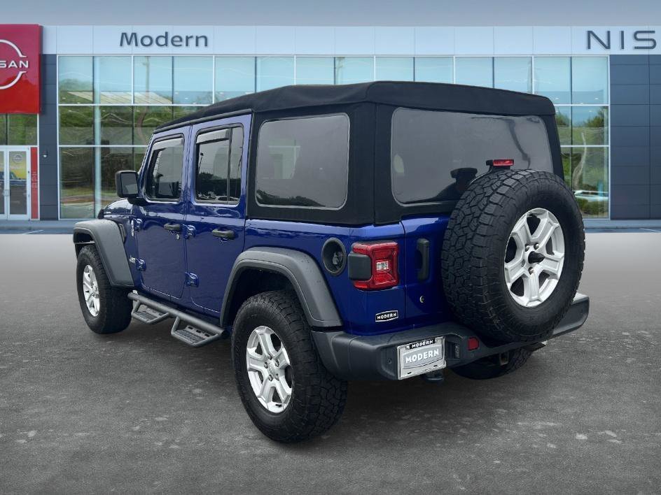 Used 2018 Ocean Blue Metallic Clearcoat Jeep Sport S image 7