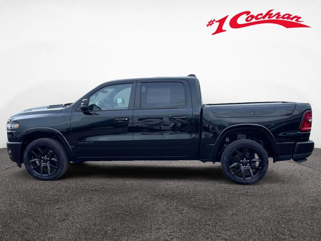 Used 2025 Diamond Black Crystal Pearlcoat Ram Laramie image 10